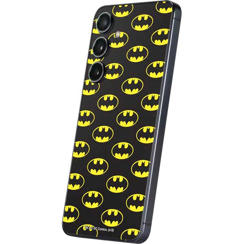 DC Comics Batman Logo All Over Print Galaxy S25 Skin